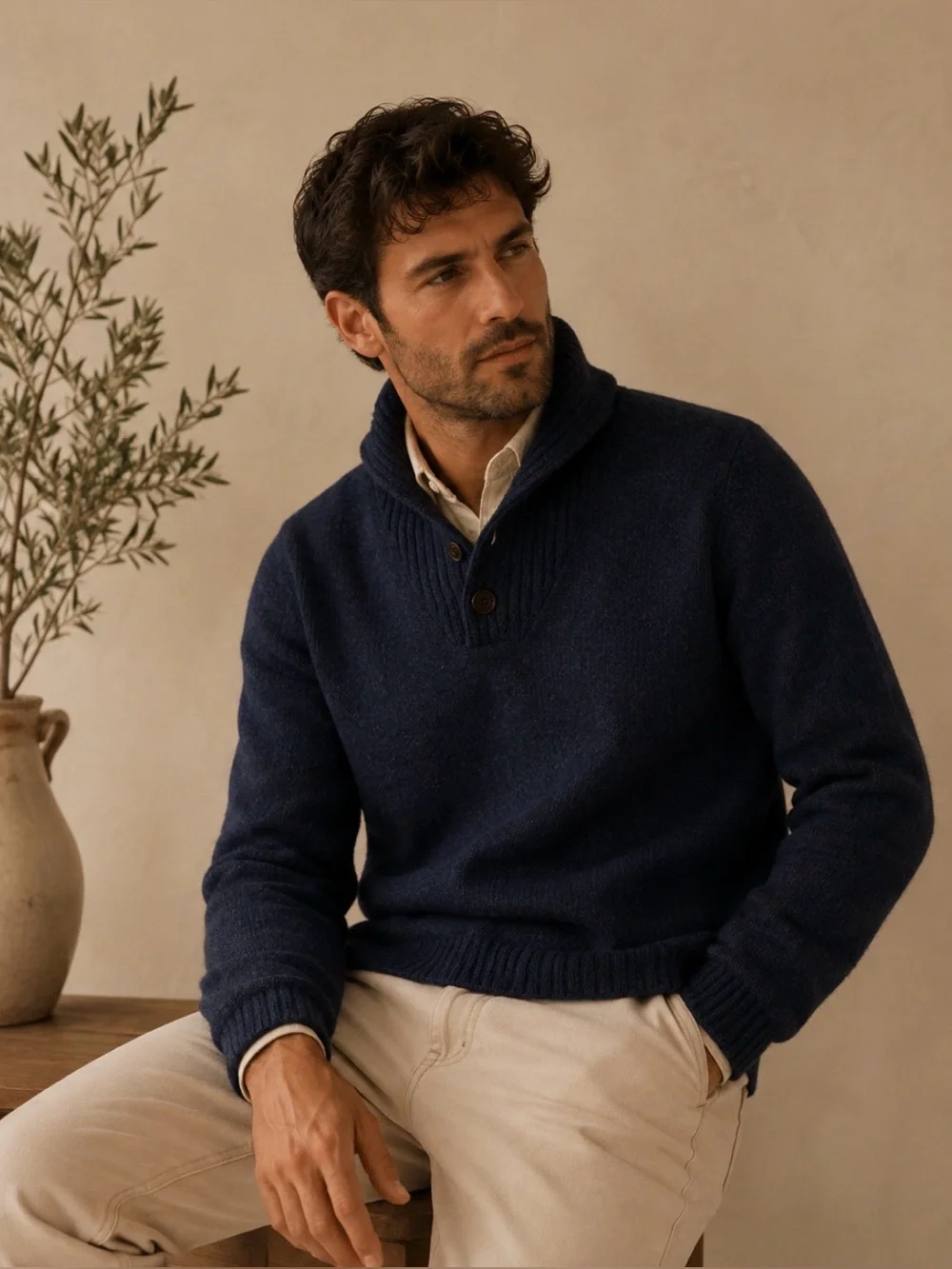 J.Crew 100% Lambs wool men’s sweater